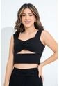 Crop Top Khelso Negro Ragged Pf31122258 de RAGSTYLE
