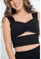 Crop Top Khelso Negro Ragged Pf31122258 de RAGSTYLE