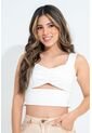 Crop Top Khelso Blanco Ragged Pf31122258 de RAGSTYLE