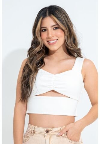 Crop Top Khelso Blanco Ragged Pf31122258 RAGSTYLE