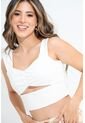 Crop Top Khelso Blanco Ragged Pf31122258 de RAGSTYLE