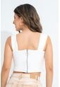 Crop Top Khelso Blanco Ragged Pf31122258 de RAGSTYLE