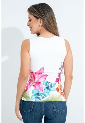 Top Tropiko Blanco Ragged Pf31122261