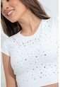 Crop Top Zhaira Blanco Ragged Pf31122280 de RAGSTYLE