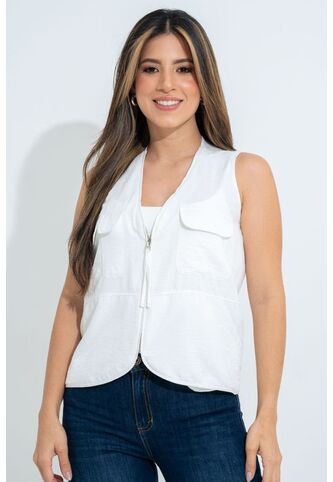 Chaleco Royalty Blanco Ragged Pf31150014 RAGSTYLE