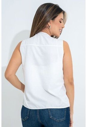 Chaleco Royalty Blanco Ragged Pf31150014