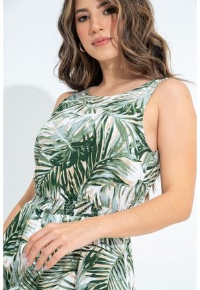 Vestido Malaga Verde Ragged Pf31511450