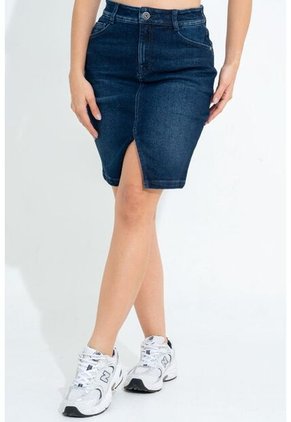 Falda Madonna Azul Ragged Pf35320078