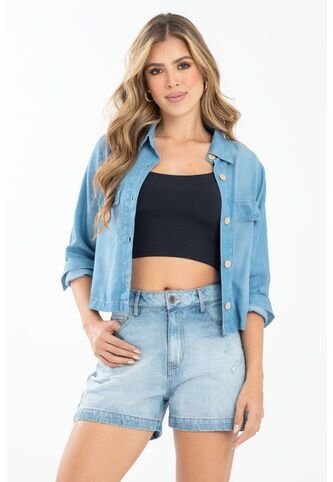 Short American Azul Ragged Pf35340064 RAGSTYLE