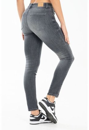 Jeans Skinny Luisiana Gris Ragged Pf35350278