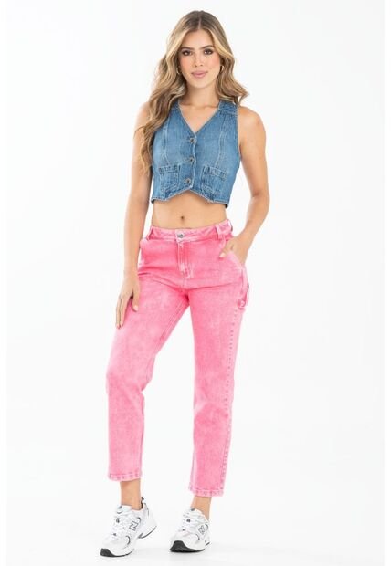 Jeans Cargo Hawai Fucsia Ragged Pf35350265