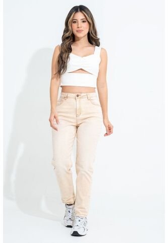 Jeans Mom Desert Café Ragged Pf35350285 RAGSTYLE