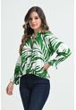 Blusa Cruzada Postany Verde Ragged Pf31113083 de RAGSTYLE