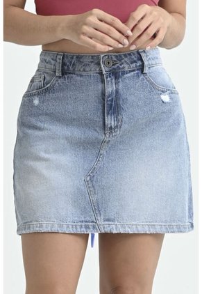 Falda Corta Maine Azul Ragged Pf35320063