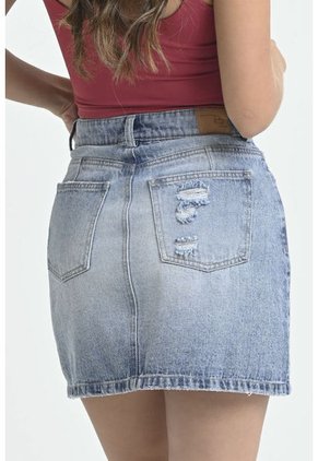 Falda Corta Maine Azul Ragged Pf35320063