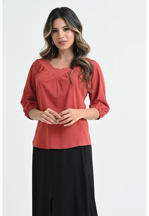 Blusa Cinza Café Ragged Pf31113085