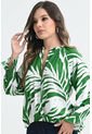 Blusa Cruzada Postany Verde Ragged Pf31113083 de RAGSTYLE