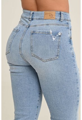 Jeans Skinny Kuban Azul Ragged Pf35350239