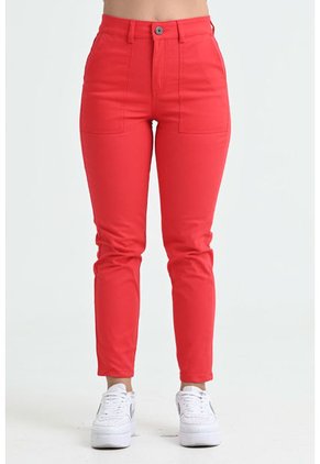 Pantalon Mom Hockey Rojo Ragged Pf35310109