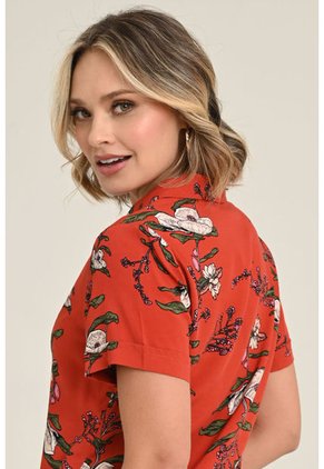 Blusa Nezy Rojo Ragged Pf31113040