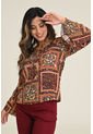 Blusa Boho Café Ragged Pf31113027 de RAGSTYLE