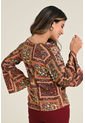 Blusa Boho Café Ragged Pf31113027 de RAGSTYLE