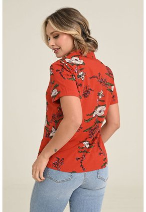 Blusa Nezy Rojo Ragged Pf31113040