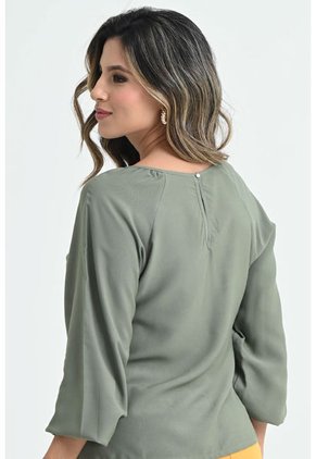 Blusa Swendy Verde Ragged Pf31113078