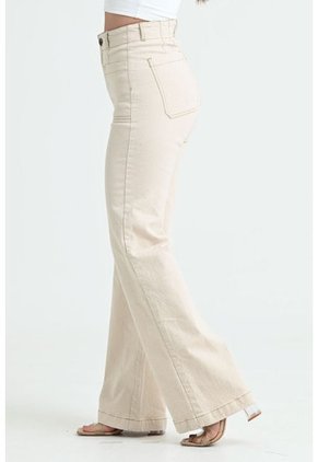 Jeans Natural Denim Beige Ragged Pf35350241