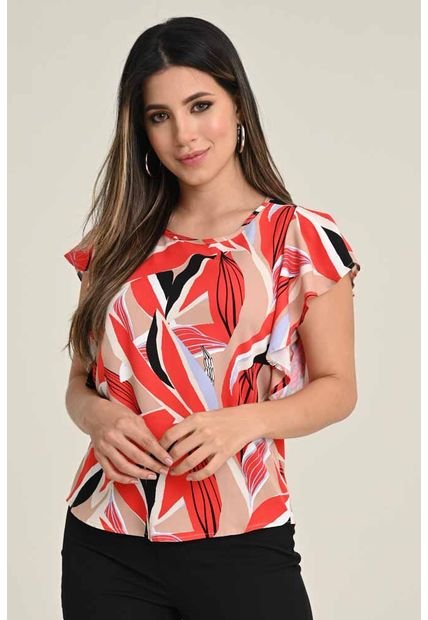 Blusa Yakarta Rojo Ragged Pf31113008