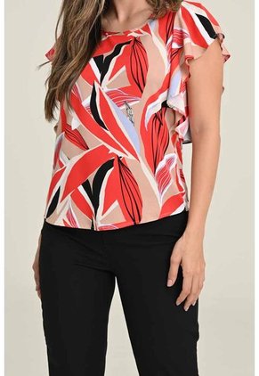 Blusa Yakarta Rojo Ragged Pf31113008