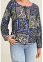 Blusa Boho Azul Ragged Pf31113027 de RAGSTYLE