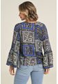 Blusa Boho Azul Ragged Pf31113027 de RAGSTYLE