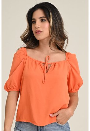 Blusa Valentina Naranja Ragged Pf31113043