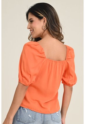 Blusa Valentina Naranja Ragged Pf31113043