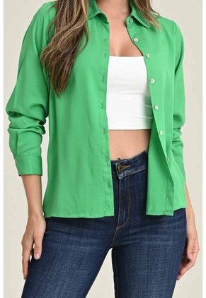 Camisa Malva Verde Ragged Pf31113019