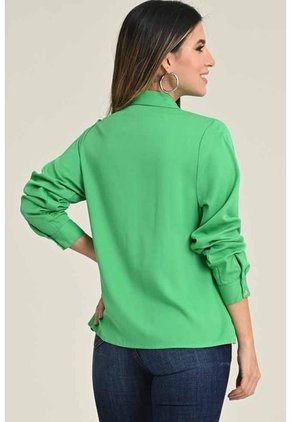 Camisa Malva Verde Ragged Pf31113019
