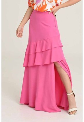 Falda Marruecos Rosa Ragged Pf31320329