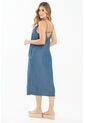 Vestido Midi Tencel Azul Ragged Pf35510219 de RAGSTYLE