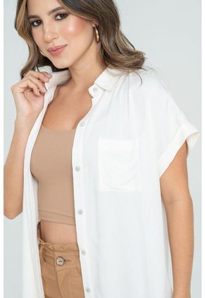 Blusa Macanas Blanco Ragged Pf31113191