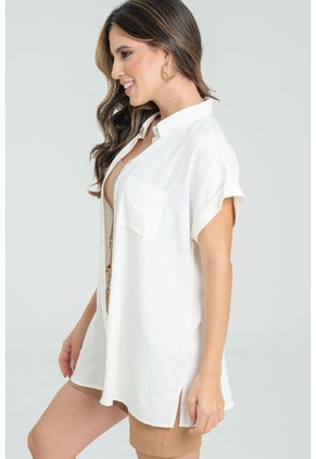 Blusa Macanas Blanco Ragged Pf31113191