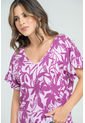 Blusa London Violeta Ragged Pf31113188 de RAGSTYLE
