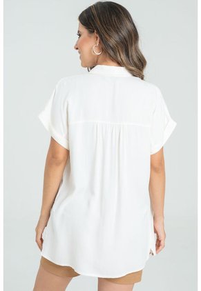 Blusa Macanas Blanco Ragged Pf31113191