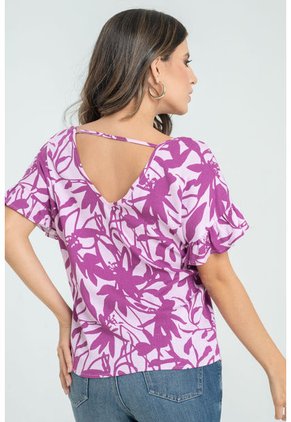 Blusa London Violeta Ragged Pf31113188