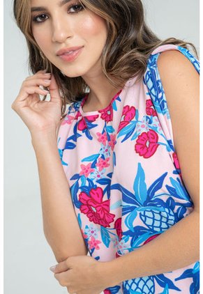 Blusa Christy Rosa Ragged Pf31113184