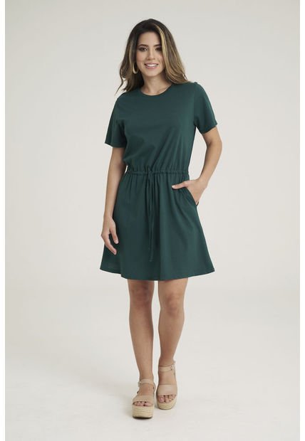 Vestido Amatista Verde Ragged Pf31511202
