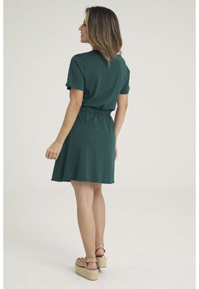 Vestido Amatista Verde Ragged Pf31511202