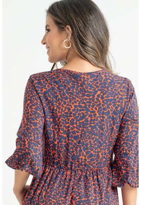 Vestido Corto Lotus Naranja Ragged Pf32510458