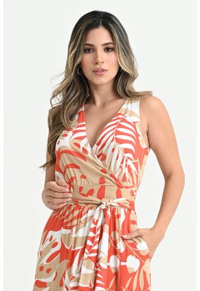 Vestido Jamaica Café Ragged Pf31511263