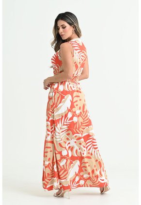 Vestido Jamaica Café Ragged Pf31511263